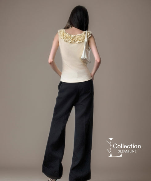 Chest Ruffle Top